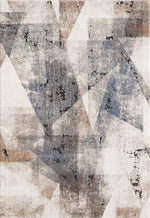 L2 Decor Panorama Area Rug 5' x 8' - Blue, Cream
