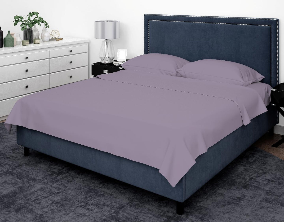 Cotton House King Bamboo Sheet Set - Purple Ash