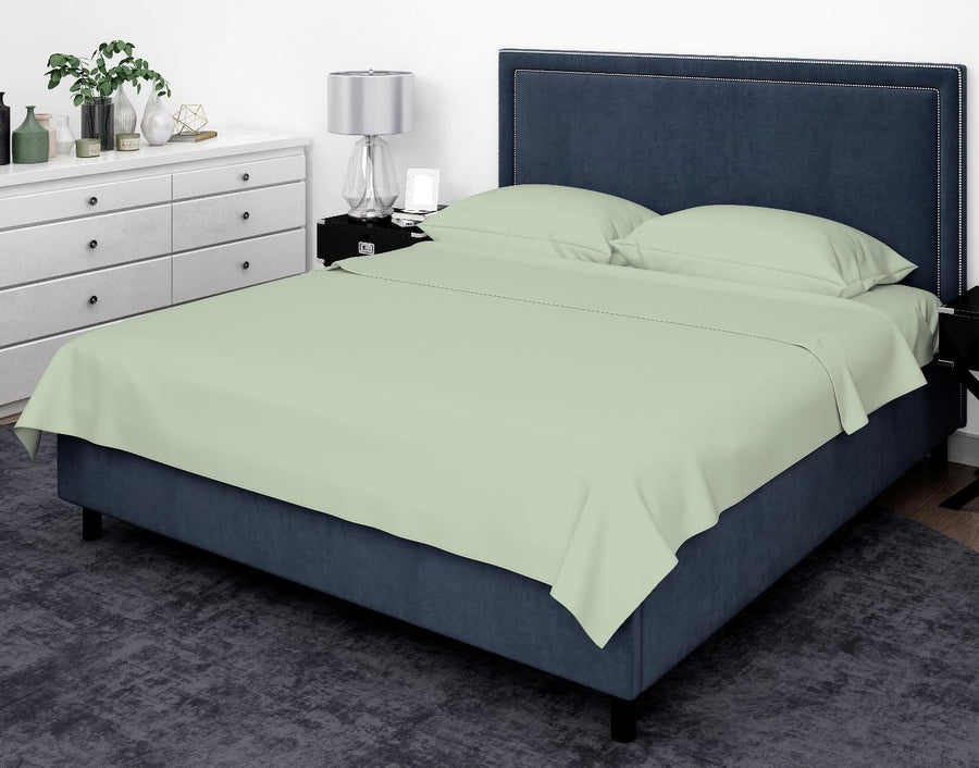 Cotton House Twin Bamboo Sheet Set - Sage, Green