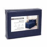 Cotton House 100% Cotton Twin XL Sheet Set - Blue
