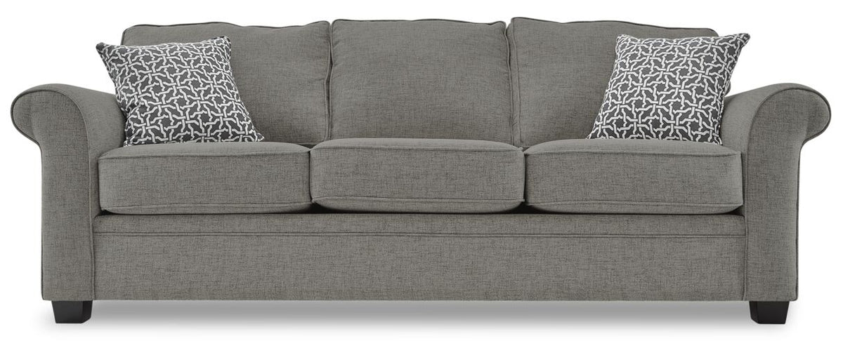 Duffield Sofa and Loveseat Set - Sutton Charcoal