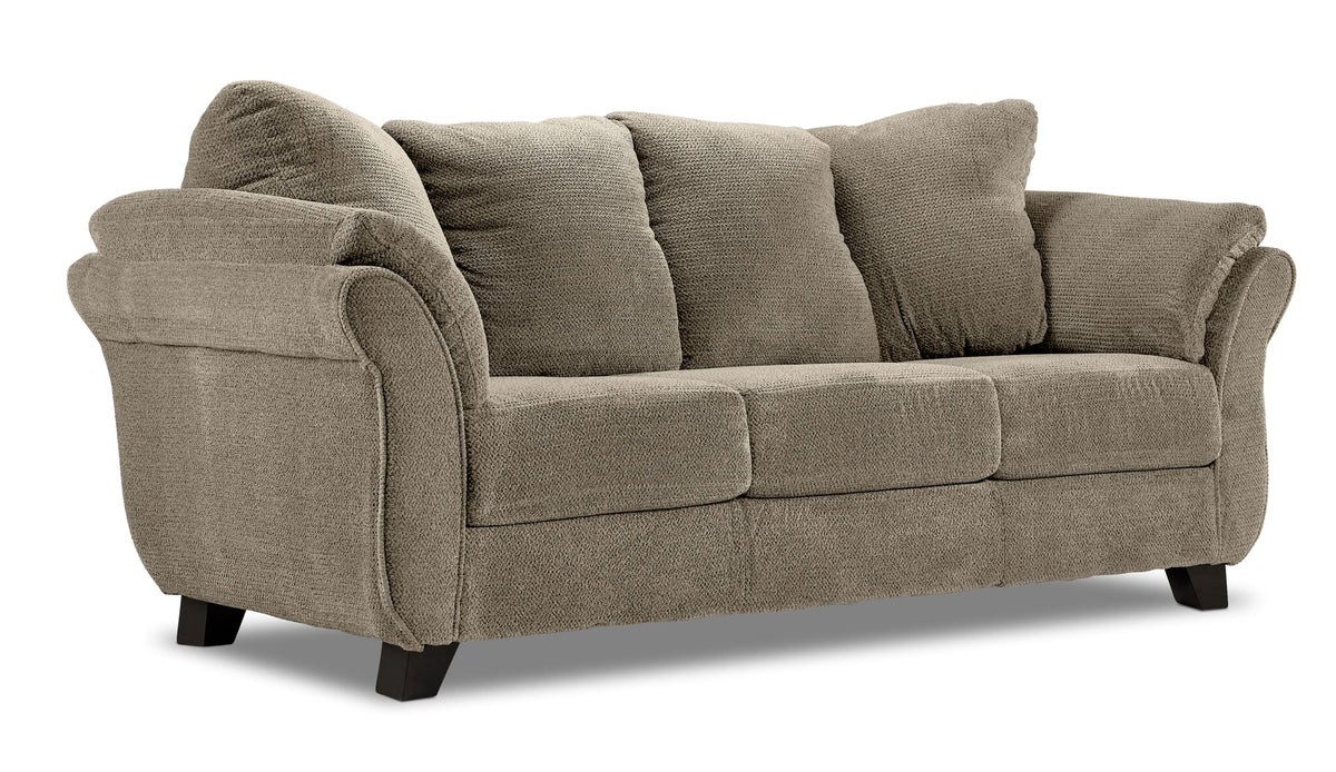 Avery Sofa, Loveseat and Chair Set - Toast