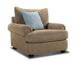Beverly Sofa, Loveseat and Chair and a Half Set - Hightec Umber