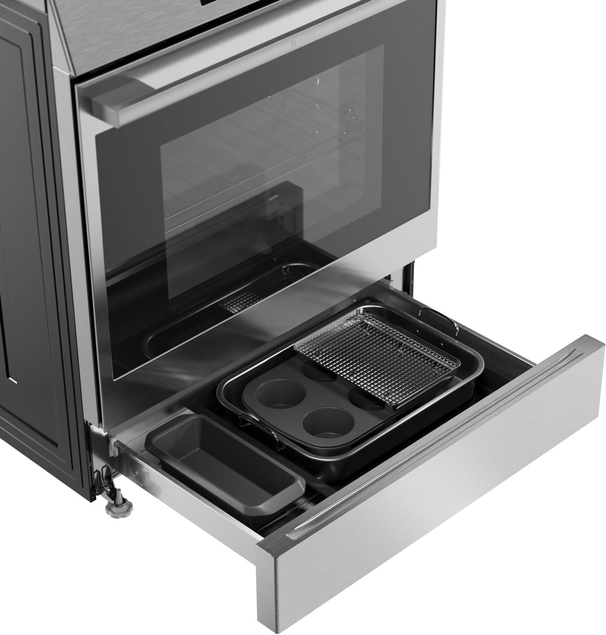 Bosch 30" Stainless Steel 500 Series Induction Freestanding Range (5.8 Cu. Ft.) - HIF5050MC