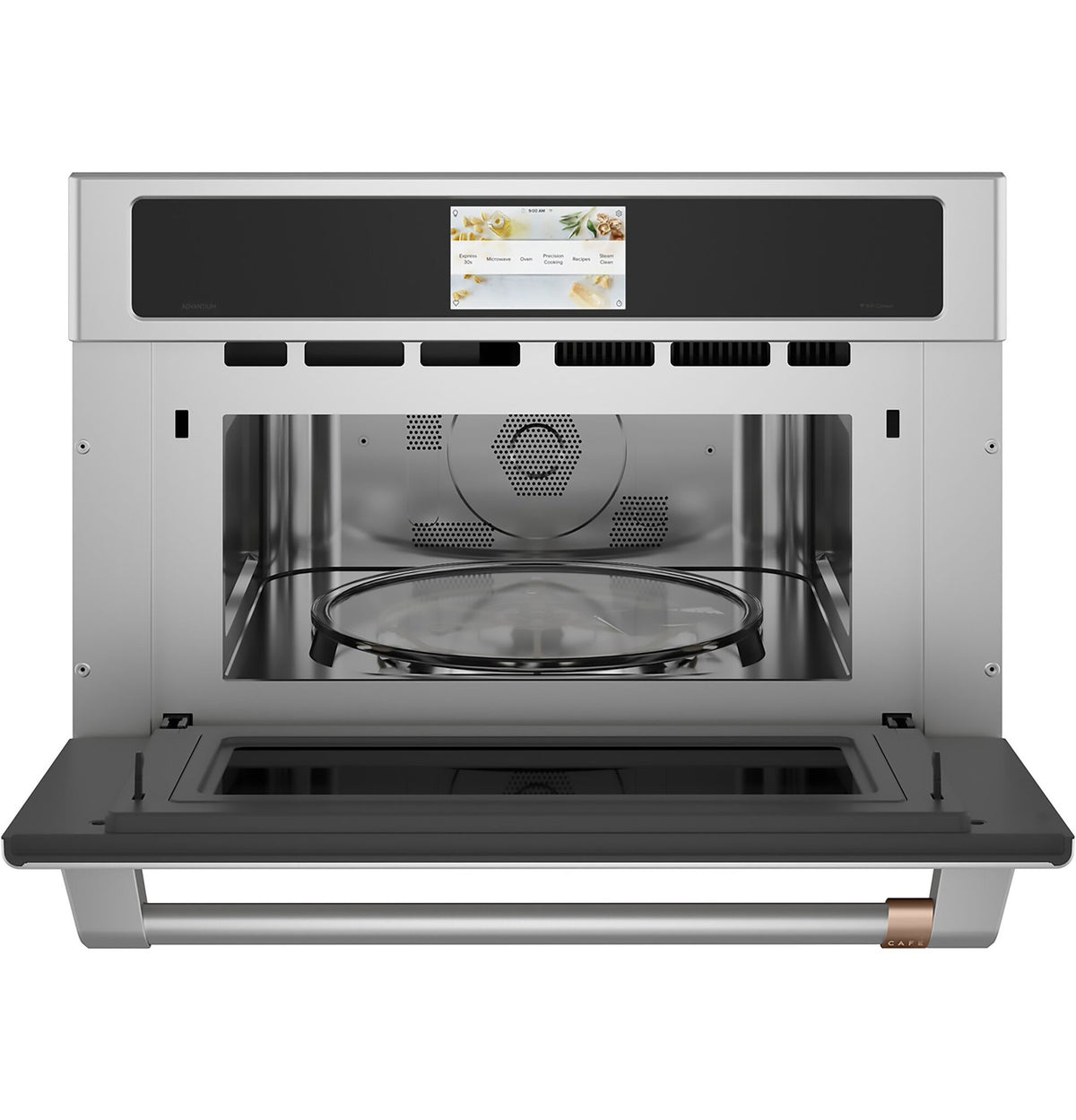 Café Stainless Steel 30'' Smart Five-in-One Wall Oven with 240V Pro Advantium® Technology - CSB923P2VS1