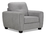 Carolina Sofa, Loveseat and Chair Set - Light Grey