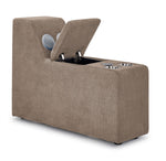 Feeling Connected - Connex 5-Piece Modular Sectional with Consoles - Beige