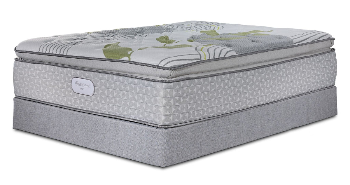 Beautyrest Max+ Essence Euro Top Plush Queen Mattress and Boxspring Set