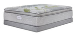 Beautyrest Max+ Essence Euro Top Luxury Firm Queen Mattress and Low Profile Boxspring Set