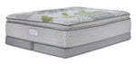 Beautyrest Max+ Valley Pillow Top Medium King Mattress and Low Profile Split Boxspring Set