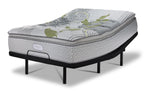 Beautyrest Max+ Valley Pillow Top Plush Full Mattress and L2 Motion Pro Adjustable Base