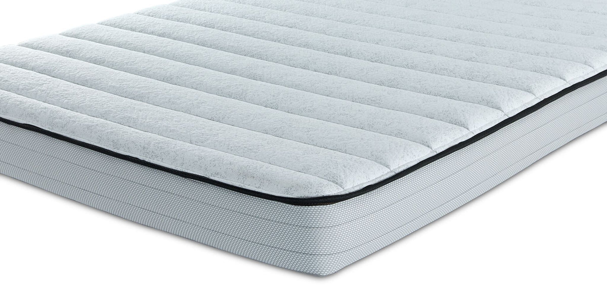 Sealy® Essentials Evan II Medium Queen Mattress and Split Low-Profile Boxspring