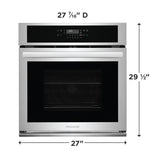 Frigidaire Stainless Steel 27" Single Wall Oven (3.8 Cu. Ft.) - FCWS2730AS