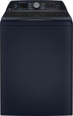GE Profile Sapphire Blue Top Load IEC Washer (6.2 cu.ft.) & Smart Electric Dryer with Fabric Refresh (7.3 Cu. Ft) - PTW800BPWRS/PTD90EBMTRS