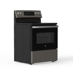 GE Slate Freestanding Electric Convection Range with No-Preheat Air Fry (5.0 Cu. Ft.) - JCB840ETES