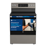 GE Slate Freestanding Electric Convection Range with No-Preheat Air Fry (5.0 Cu. Ft.) - JCB840ETES--