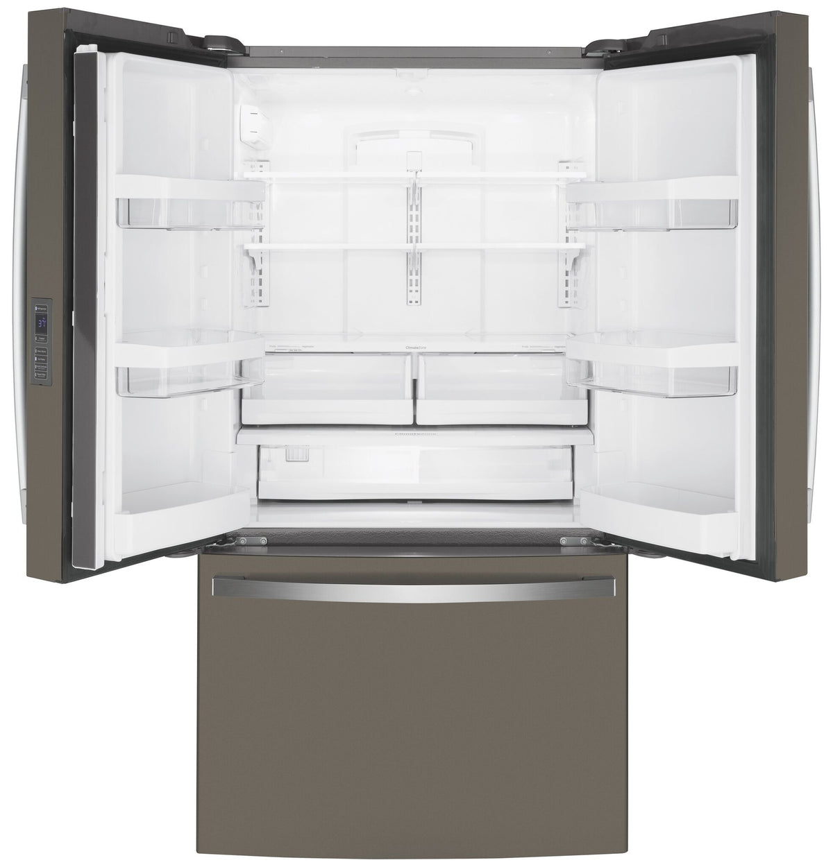 GE Slate Counter-Depth French-Door Refrigerator ( 23.1 Cu.Ft. ) - GWE23GMNES
