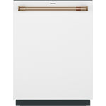 Café Matte White Custom-Fit Dishwasher with UltraWash - CDT888P4VW2