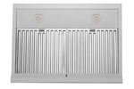 Hauslane Matte White 30" 860 CFM Under Cabinet Range Hood - UC-PS18WHT-30