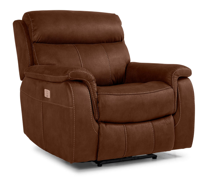 Haven Dual Power Reclining Chair - Mocha