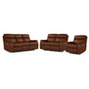 Haven Dual Power Reclining Sofa, Loveseat and Recliner Set - Mocha