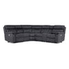 Haven 6-Piece Dual Power Reclining Sectional - Grey