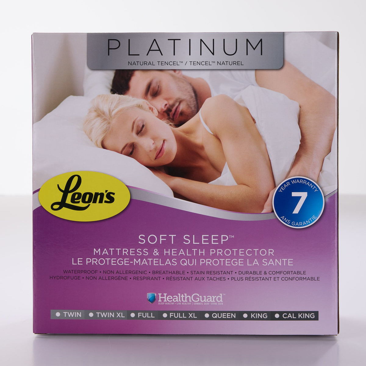 Platinum Twin XL Health Guard - Tencel