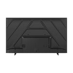 Rear view of the 65" Hisense QD6SF showing black housing and wall mounting area