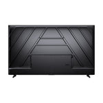 Rear view showing the Hisense 85QD6SF back panel, mounting area and stand