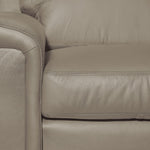 Icon Leather Sofa - Cloud Grey