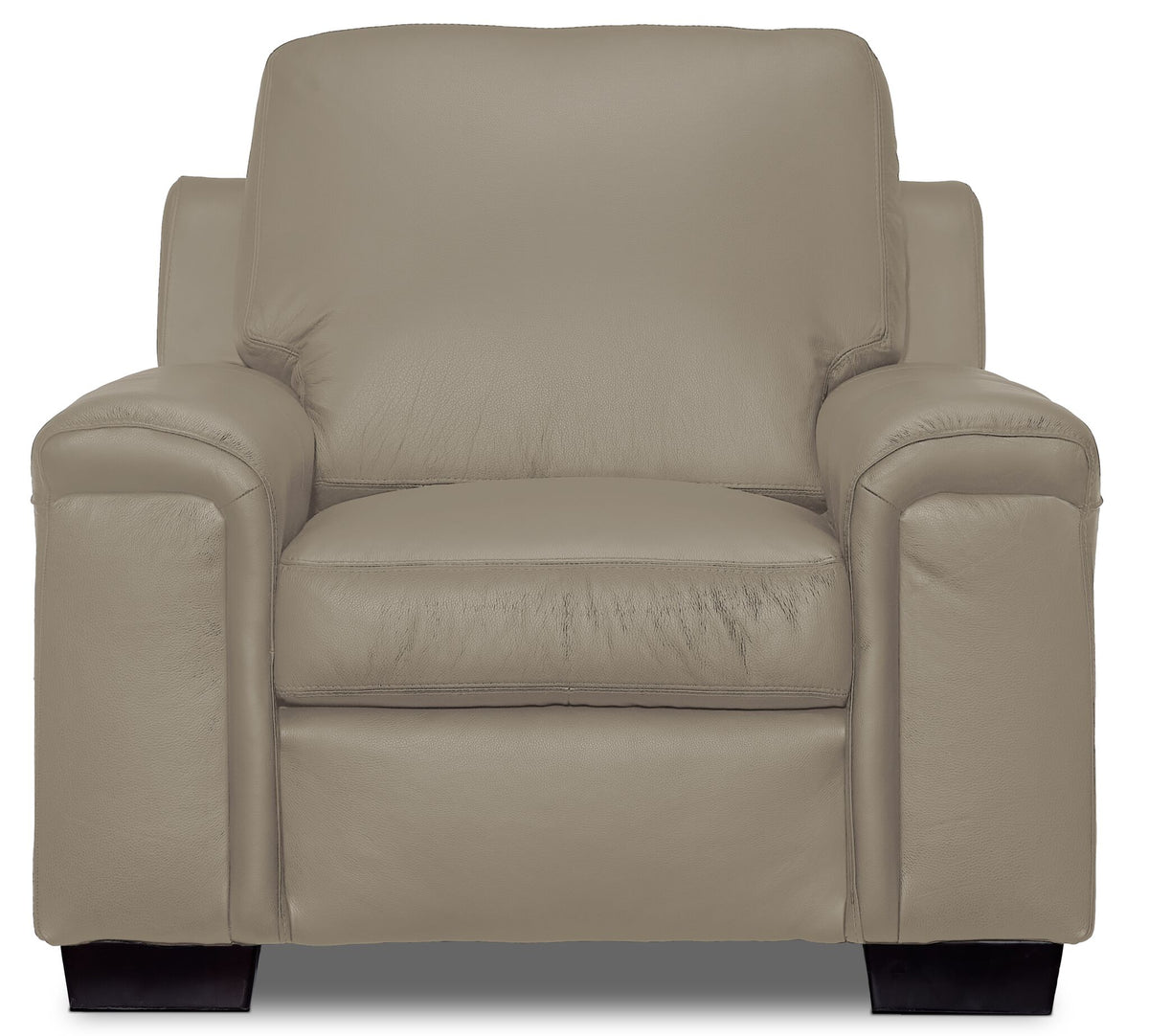 Icon Leather Chair - Cloud Grey