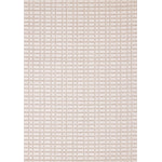 Woven Balance 5'3" x 7'7" Intricate Grid Design Area Rug - White, Taupe