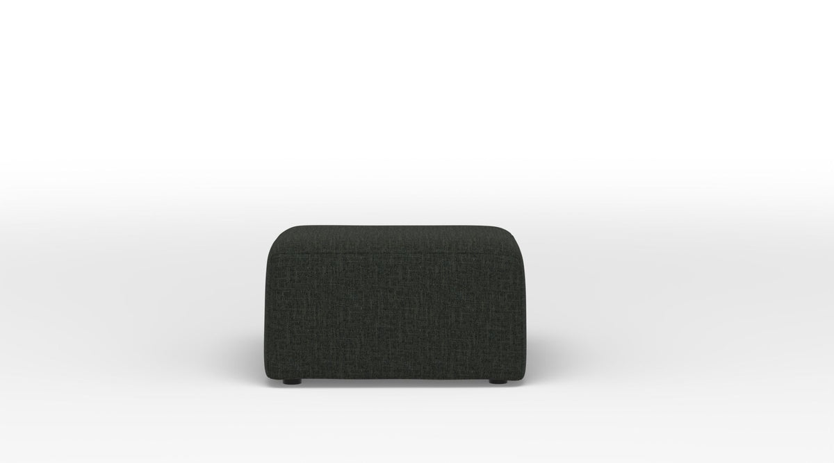 Jayden Square Ottoman - Bondi Dark Grey
