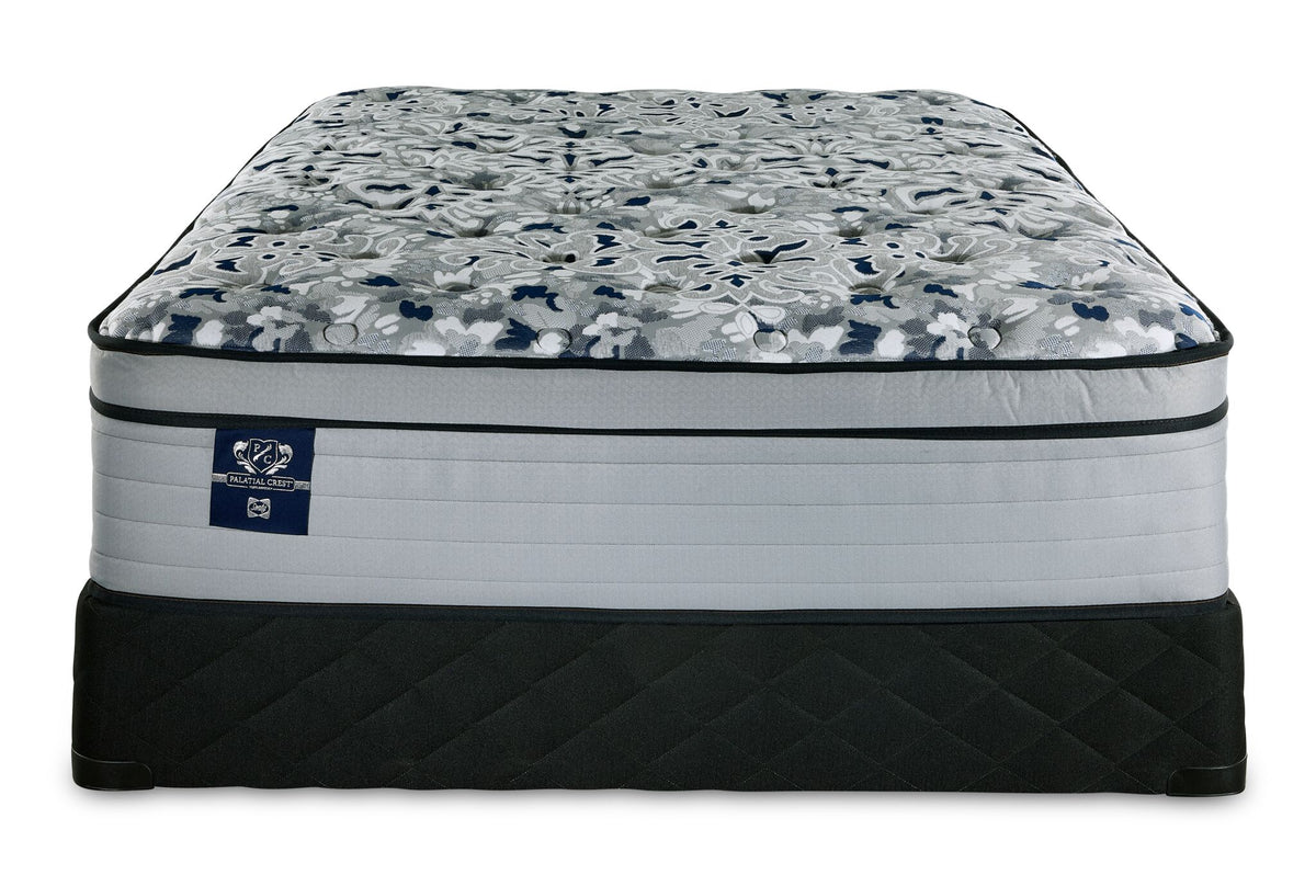 Sealy Posturepedic® Palatial Crest® Tenley II Medium Eurotop Full Mattress and Boxspring Set