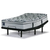 Sealy Posturepedic® Palatial Crest® Tenley II Medium Eurotop Full Mattress and L2 Motion Pro Adjustable Base