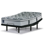 Sealy Posturepedic® Palatial Crest® Kamden II Firm Eurotop TwinXL Mattress and L2 Motion Pro Adjustable Base