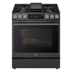 LG Smudge Resistant Black Stainless Steel Smart Gas Slide-In Range with Air Fry (6.3 Cu.Ft) - LSGL6335Z