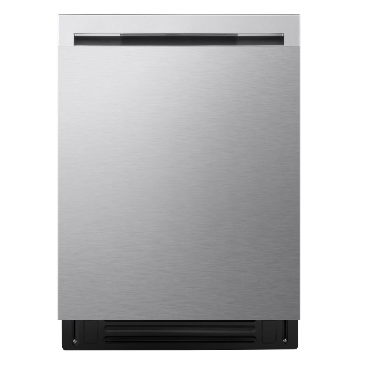 LG smart dishwasher in smudge-resistant stainless steel with FlushFit design and recessed handle
