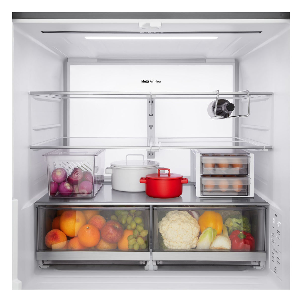 LG 36" 28.6 Cu. Ft. Smudge-Resistant Stainless Steel French Door Refrigerator with Craft Ice and Full-Convert Drawer - LF29S9730S