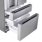 LG 36" 28.6 Cu. Ft. Smudge-Resistant Stainless Steel French Door Refrigerator with InstaView, MyColour Window, and Craft Ice - LF29S9775S