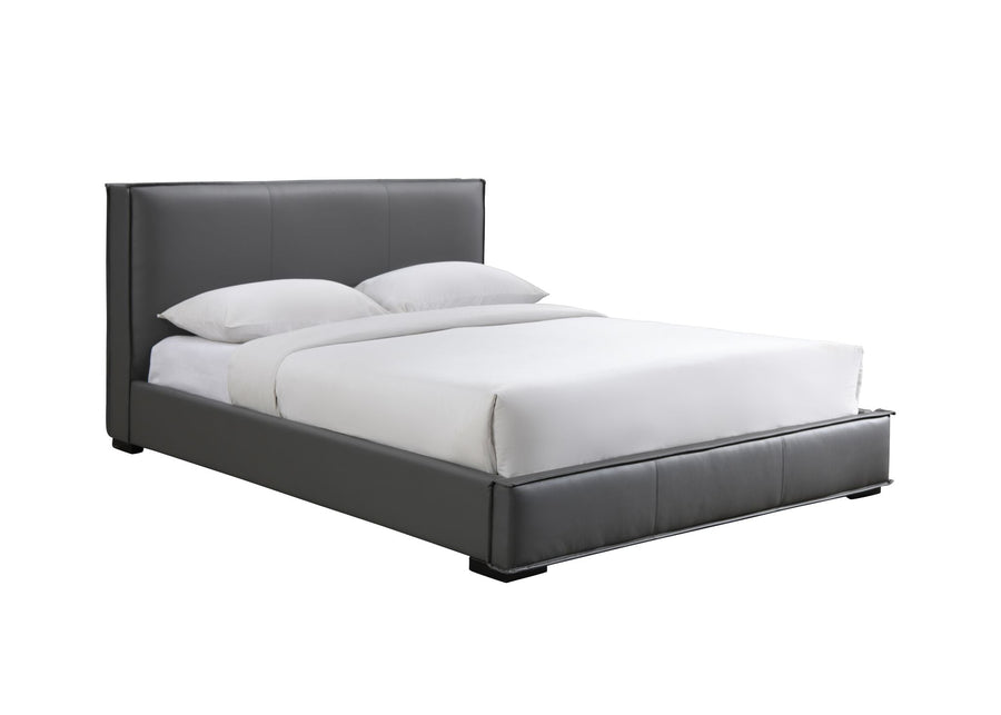 Lansing 3-Piece Full Upholstered Platform Bed - Grey