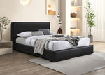 Lansing 3-Piece Queen Upholstered Platform Bed - Black