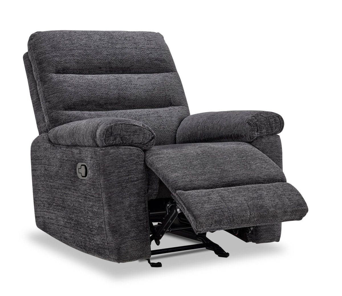Lucie Glider Recliner - Charcoal
