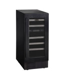 Marathon Black Steel Dual Zone Wine Cooler - MWC28-DBLS-1