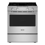 Maytag Fingerprint Resistant Stainless Steel Slide-In Gas Convection Range (5 cu.ft.) - MSGS7030SZ