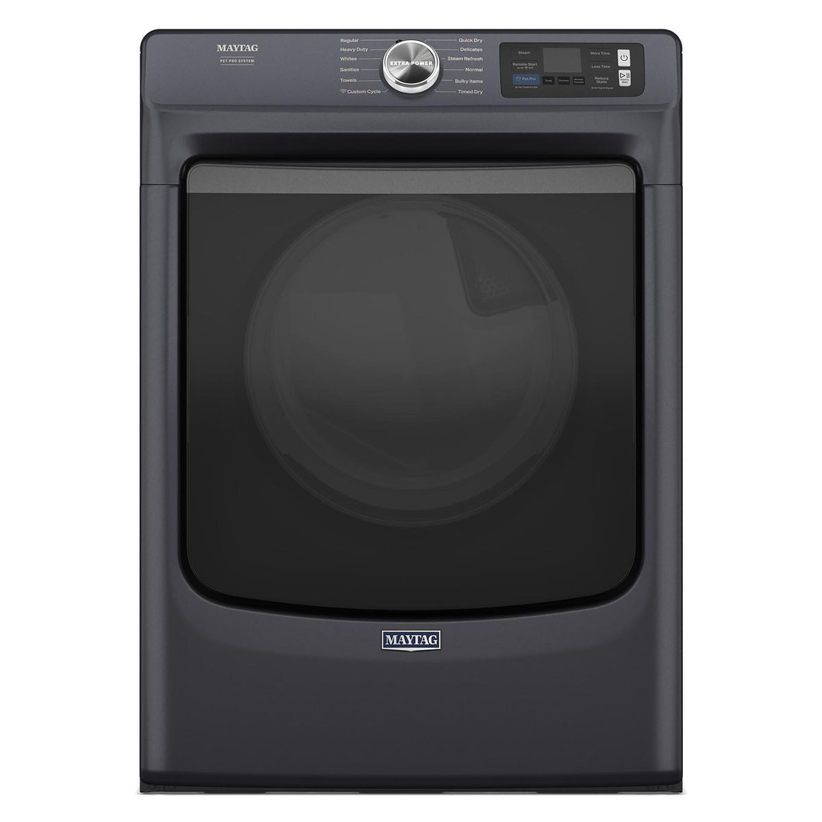 Maytag Midnight Steel Gas Dryer with Pet Pro (7.4 Cu.Ft.) - MGD7020RF