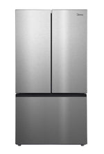 Midea MRF27I6BST stainless steel counter-depth French door refrigerator with bottom freezer
