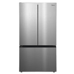 Midea MRF32I6BST stainless steel French door refrigerator with bottom freezer drawer