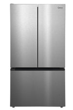 Midea MRF32I6BST stainless steel French door refrigerator with bottom freezer drawer