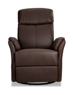 Morgan Swivel Glider Recliner - Dark Brown